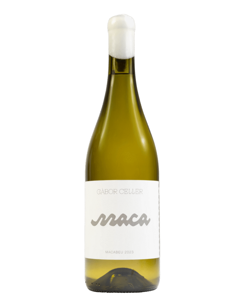 ampolla de vi blanc Maca de DO Conca de Barberà